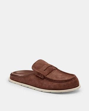 COACH Loafer Mule - Brown