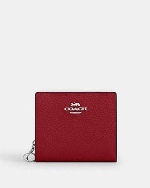COACH Snap Wallet - Red