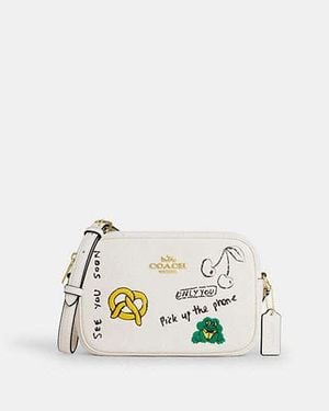 COACH Camera Bag Jamie A Stampa Sketch - Nero