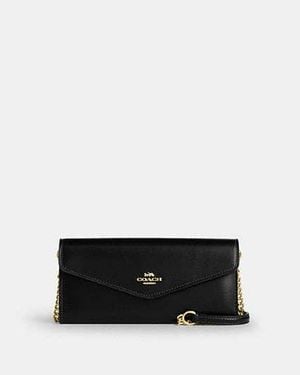 COACH Cartera Klare Con Cadena - Negro