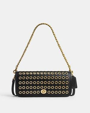 COACH Dinky Bag With Grommets - Black