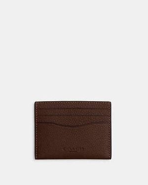 COACH Slim Id Card Case - Brown