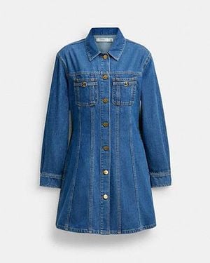 COACH Vestido - Azul