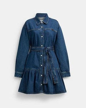 COACH Chemisier - Blu