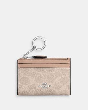 COACH Mini Skinny Id Case - Black