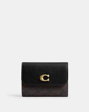 COACH Essential Card Holder Wallet - Black