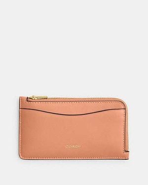 COACH New York Zip Card Case - Black