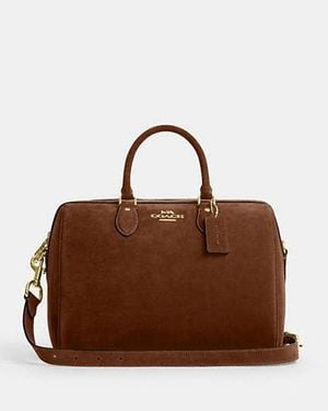 COACH Rowan Große Satchel-Tasche Für Frauen - Braun