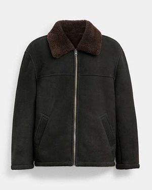 COACH Shearling Jacket - Black