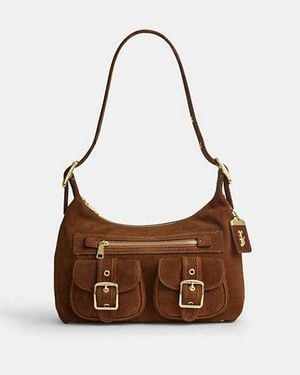 COACH Allison Zip Top Shoulder Bag - Black