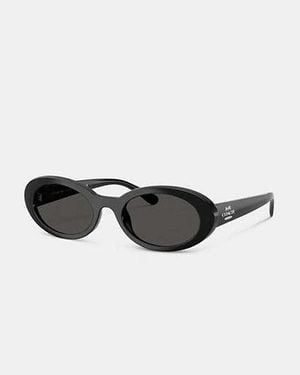 COACH Narrow Oval Sunglasses - Black