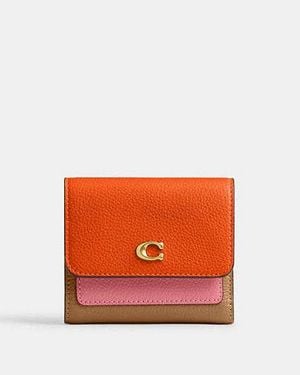 COACH Mila Small Flap Wallet - Red