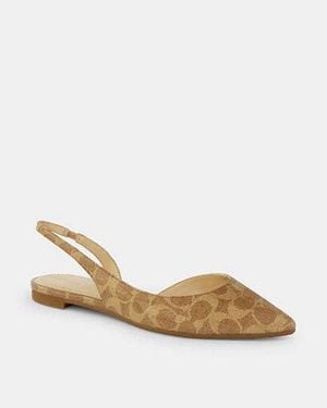 COACH Valerie Slingback Aus Signature-Canvas - Schwarz
