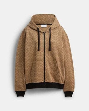 COACH Sweat À Capuche Zippé Exclusif Avec Motif - Neutre