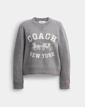 COACH Crewneck Jumper - Black
