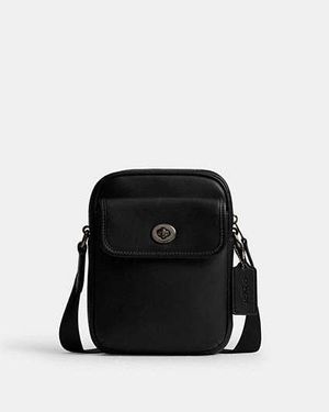 COACH Turnlock Crossbody Bag - Black