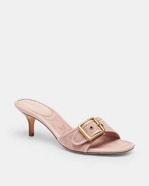 COACH Margot Sandal Canvas - Black