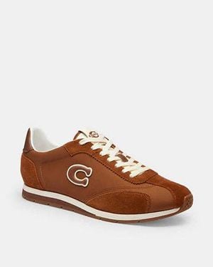 COACH Flat Trainer - Brown