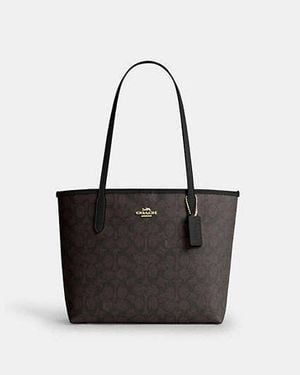 COACH Medium City Tote Bag - Black