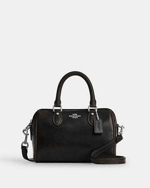 COACH Mini Rowan Crossbody Bag - Black