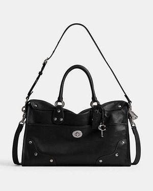 COACH Borsa A Bauletto Rhyder 38 - Nero