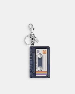 COACH Cassette Bag Charm - Black