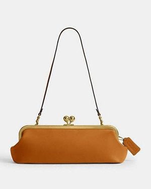 COACH Borsa A Cornice Con Chiusura Kisslock 30 - Nero