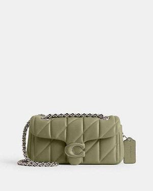 COACH Tabby Shoulder Bag 20 With Quilting - Green