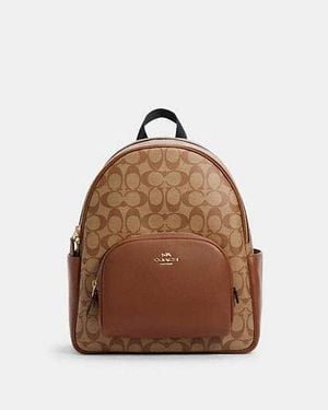 COACH Court Backpack - Brown