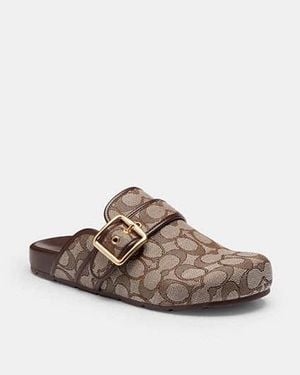 COACH Archival Buckle Clog - Black