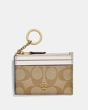 COACH Mini Skinny Id Case - Black