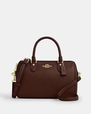 COACH Rowan Satchel-Tasche Für Frauen - Schwarz