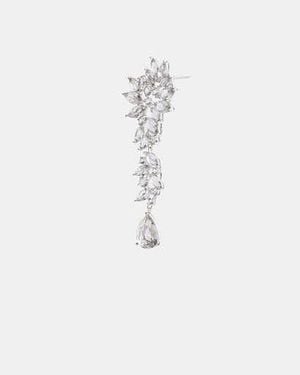 COACH Statement Crystal Earring - Black