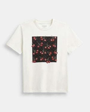 COACH Cherry Signature Classic T-Shirt - Black