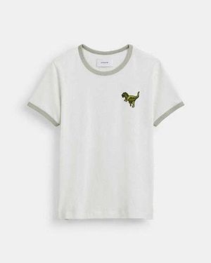 COACH Rexy Ringer T-Shirt - Black