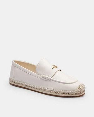 COACH Alpargatas Mocasín - Blanco