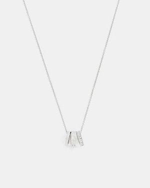COACH Collar Rondelle Con C Repetida - Negro