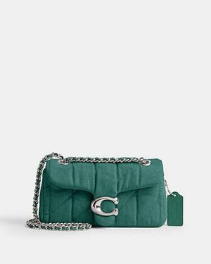 COACH Bolso De Hombro Tabby 20 Acolchado - Verde