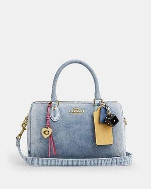 COACH Rowan Satchel Bag - Black