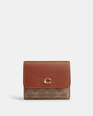 COACH Mila Small Flap Wallet - White