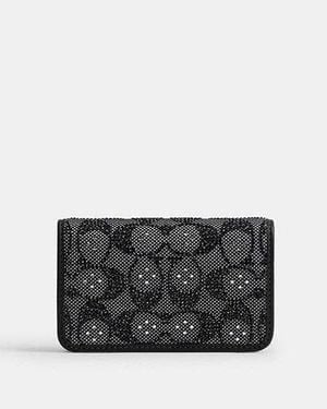 COACH Essential Slim Card Case - Black