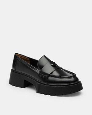 COACH Leather Shoes Leach - Black