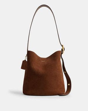 COACH Bolso Bleecker Bucket En Castaño - Negro