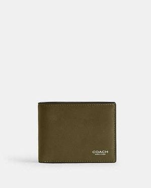 COACH Slim Billfold Wallet - White