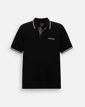 COACH Signature Polo - Black
