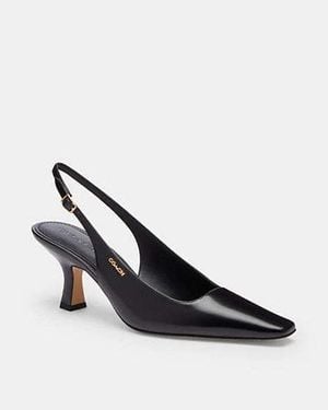 COACH Slingback Heel - Black