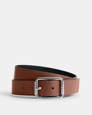 COACH Double Roller Buckle Belt - Black