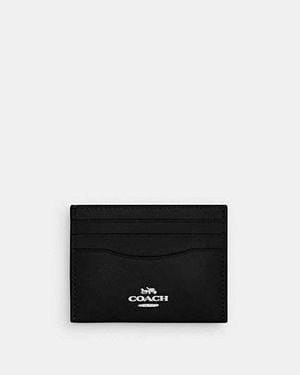 COACH Slim Id Card Case - Negro