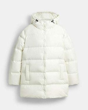 COACH Mid Puffer Jacket - Black