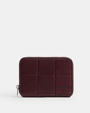 COACH Alter/Ego Zip Around Wallet - Red
